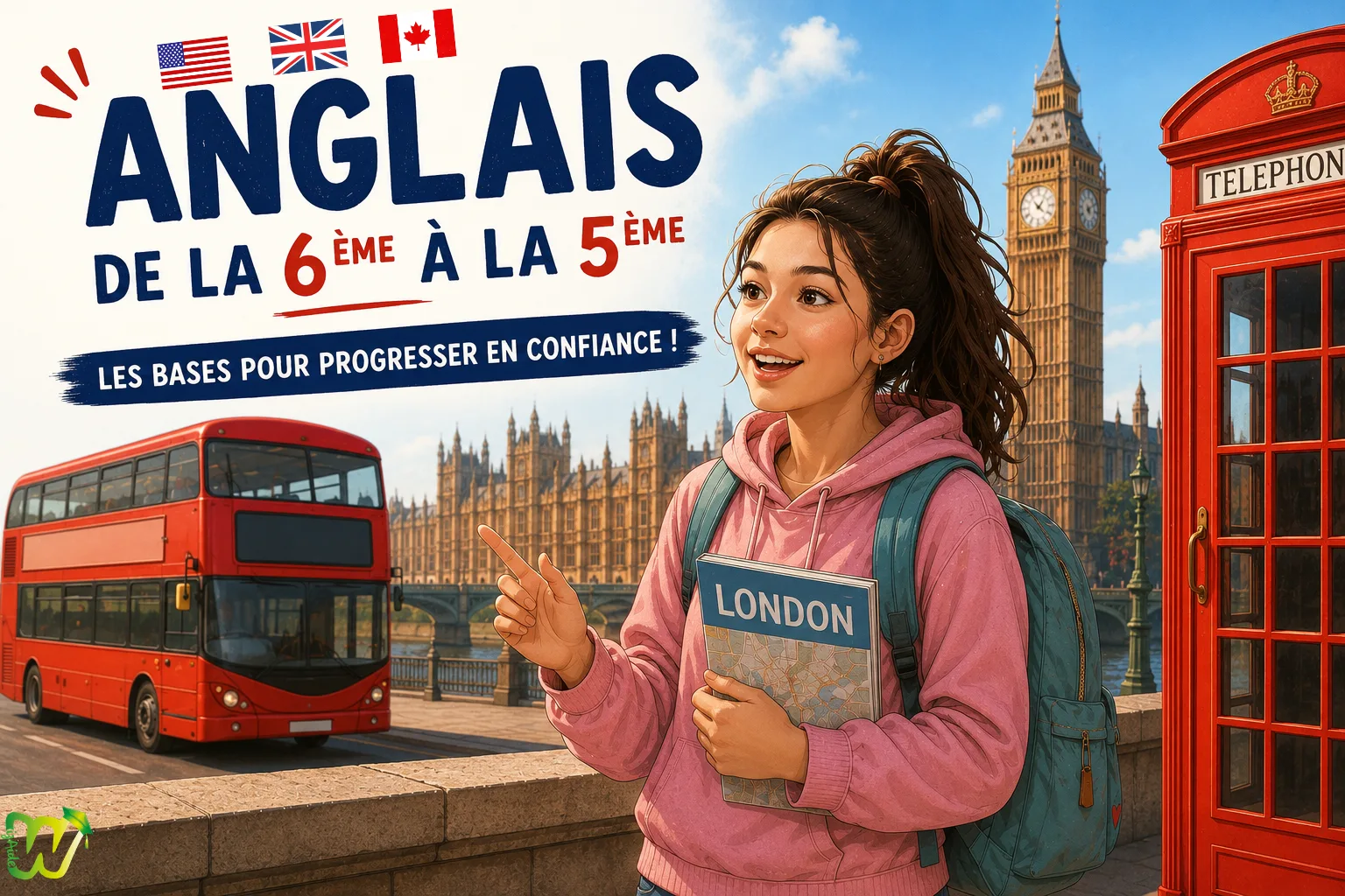 Anglais Collège 6e-5e : formation en ligne Wizaide