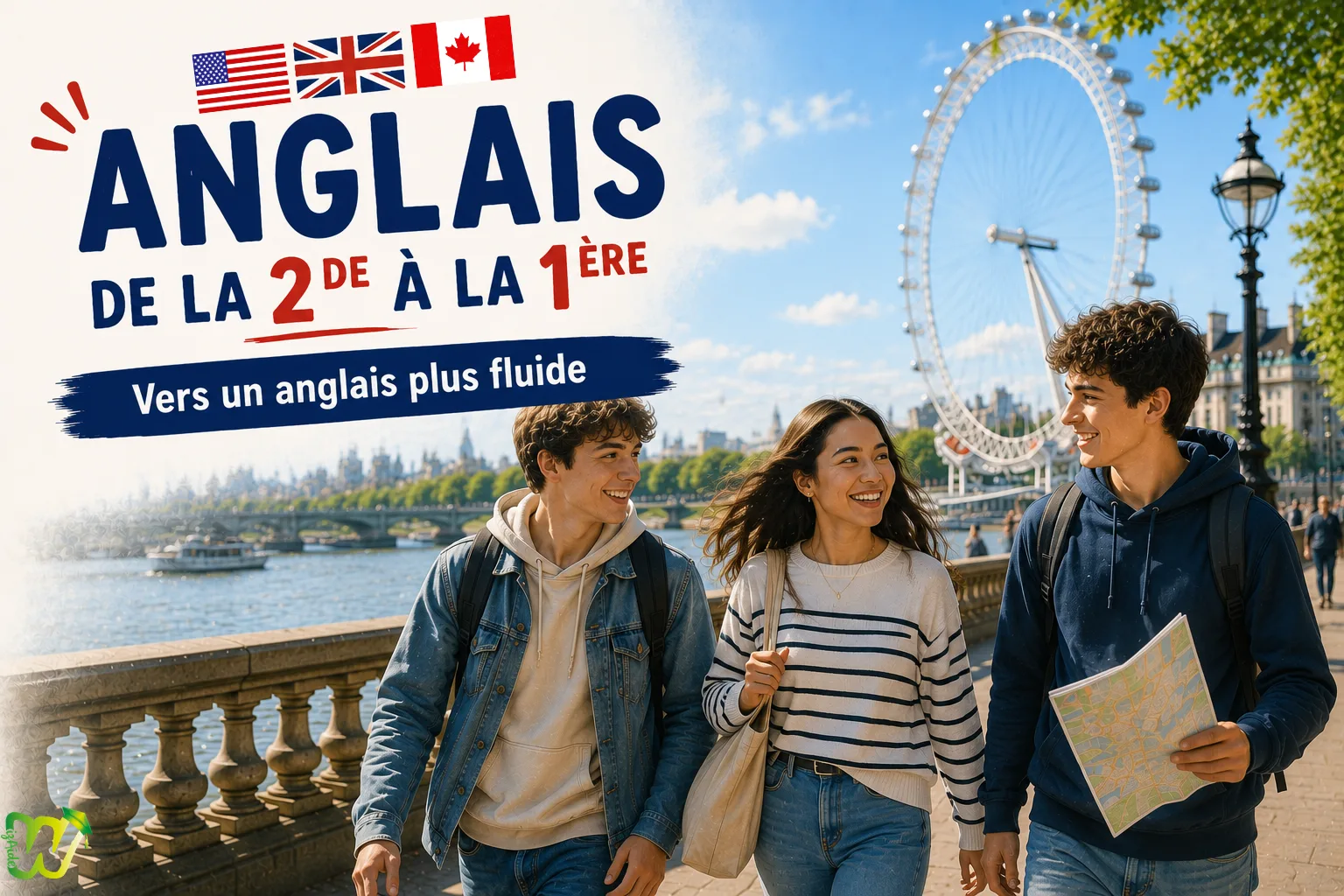 Anglais Lycée 2de-1re : formation en ligne Wizaide