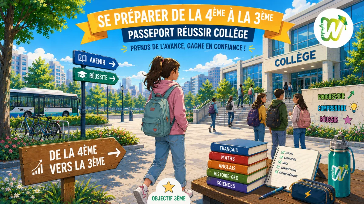 Passeport 4e → 3e : formation Wizaide