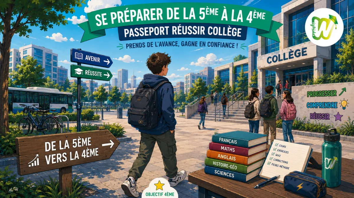 Passeport 5e → 4e : formation Wizaide