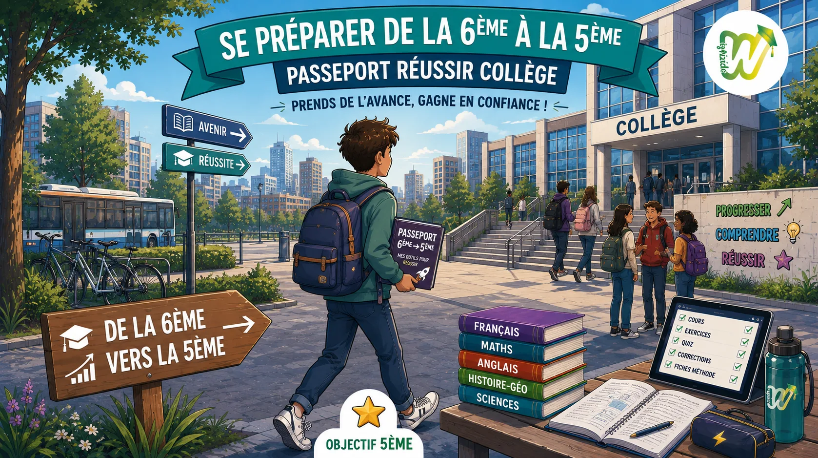 Passeport 6e → 5e : formation Wizaide