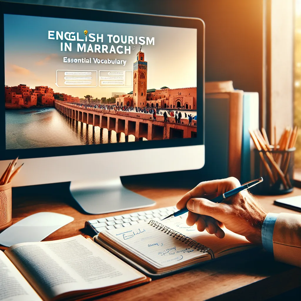 anglais tourisme marrakech vocabulaire