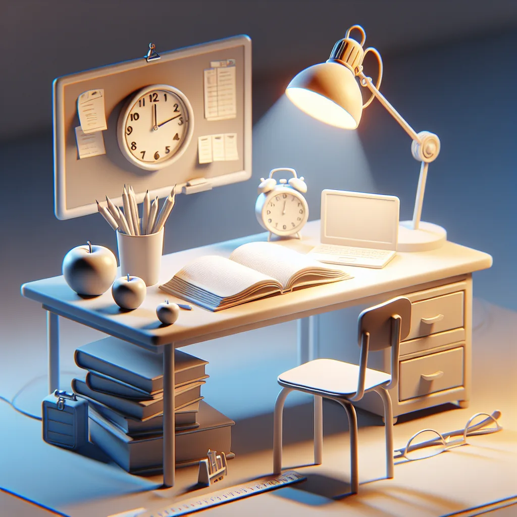 creer une routine de travail efficace apres lecole