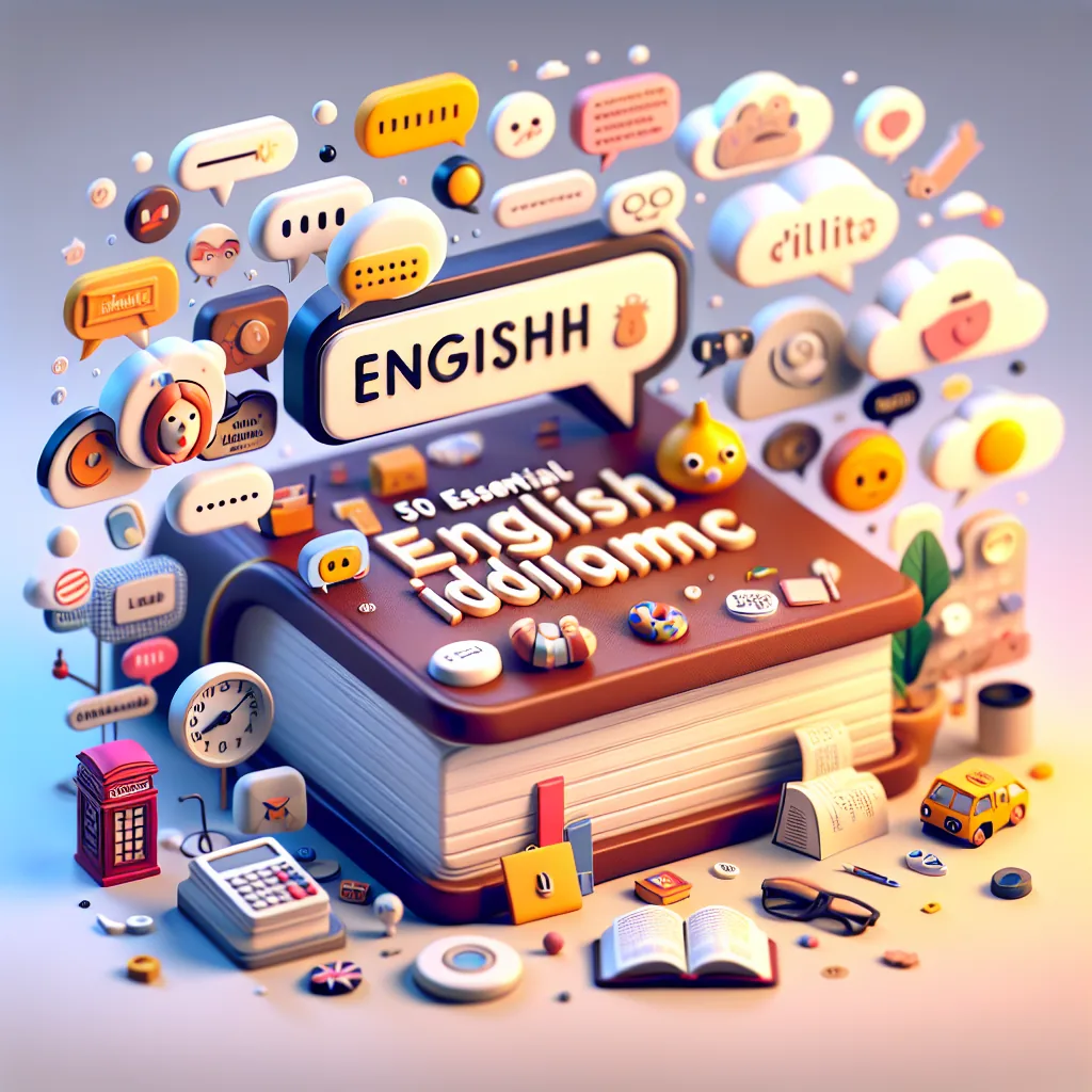 expressions idiomatiques anglais a connaitre