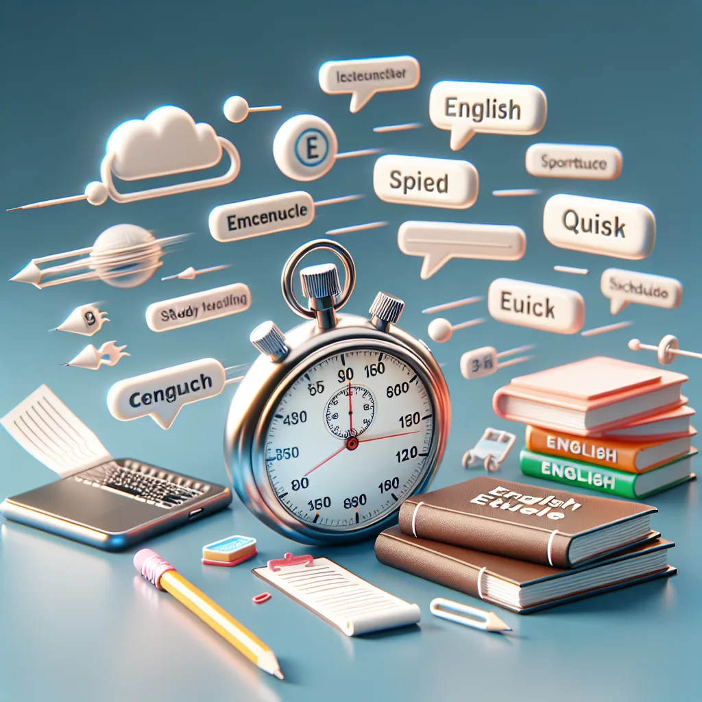 plan etude anglais rapide