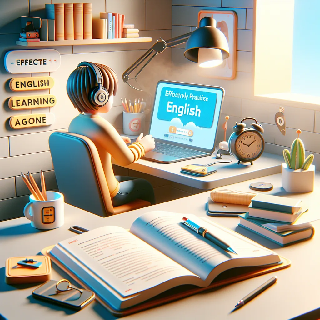 pratiquer anglais seul maison