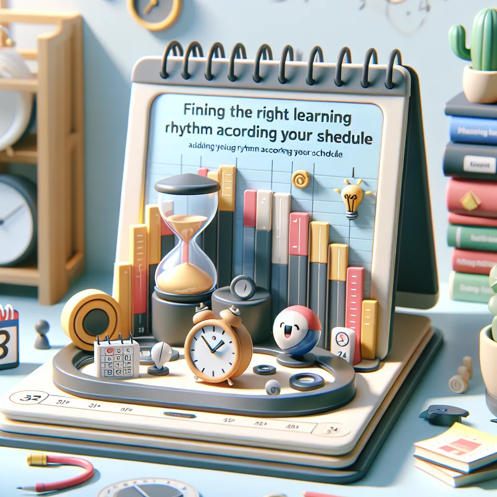 rythme apprentissage anglais